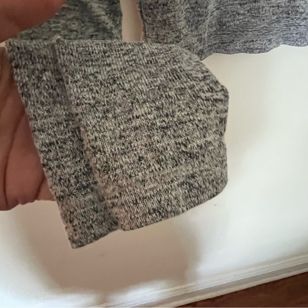 Titika Active Couture Cropped Funnel Neck Long Sleeve Top Grey Size L Fits Small - Picture 7 of 9